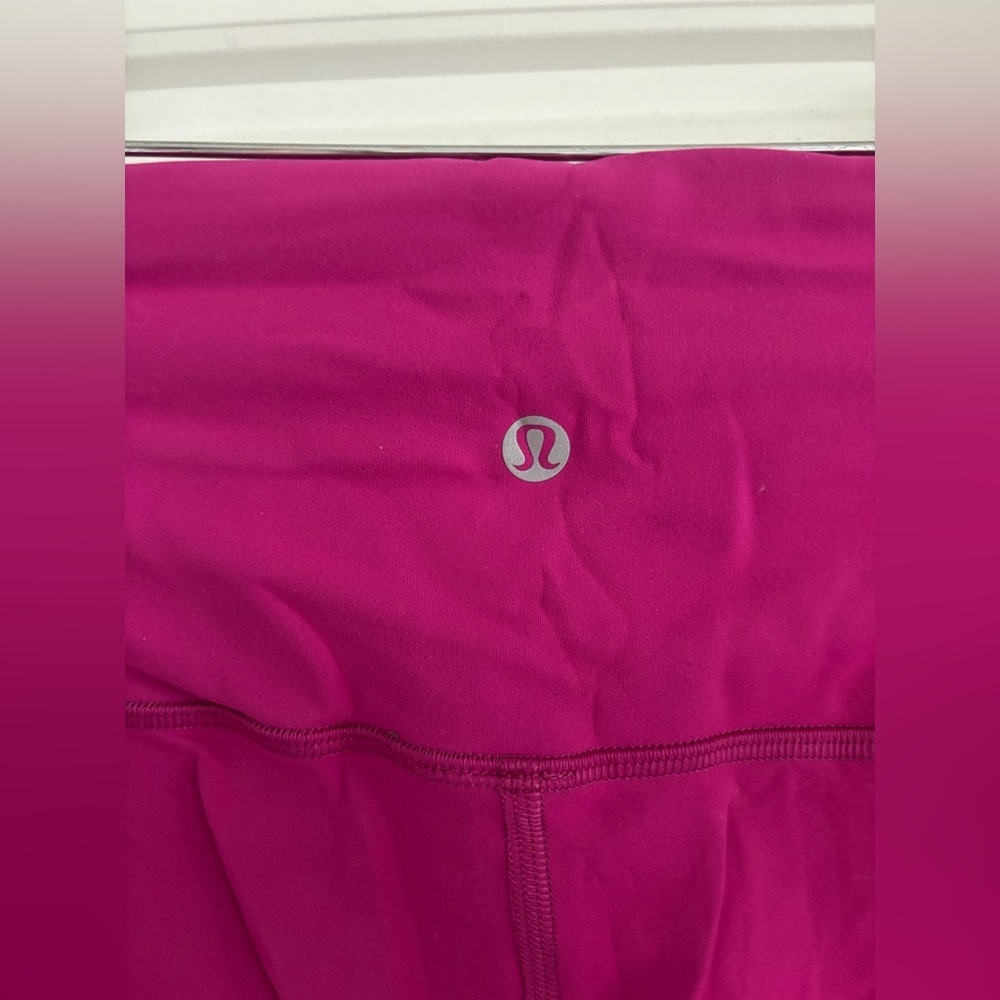 NWOT Lululemon Wunder Train HR Tight Magenta Purple MGPR Pant Everlux Size 6 - Picture 4 of 6